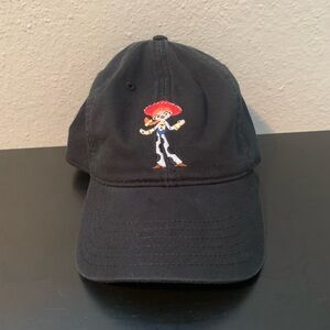 Black Cap with Embroidered Jessie character.